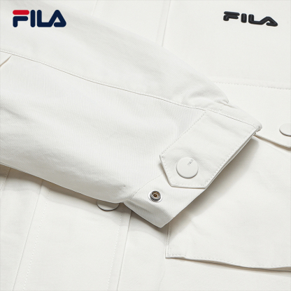 FILA CORE LIFESTYLE HERITAGE LIVE YOUR ELEGANCE Women Woven Jacket (White)