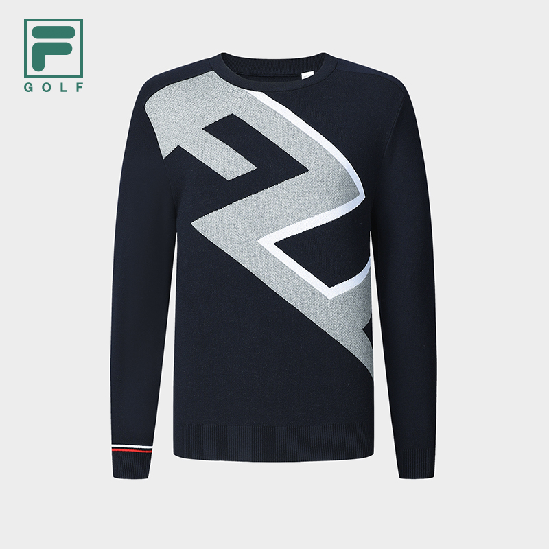 FILA CORE ATHLETICS GOLF Men's Knit Sweater in Navy