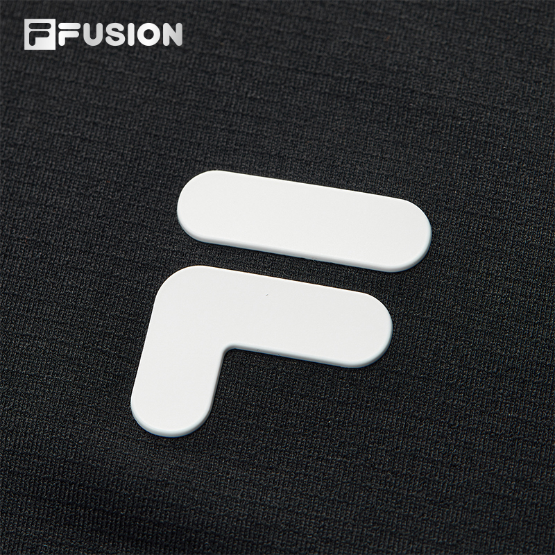 FILA FUSION INLINE CATEGORY CLUB SHORT SLEEVE TSHIRT Men Short Sleeves T-Shirt (Black / White)