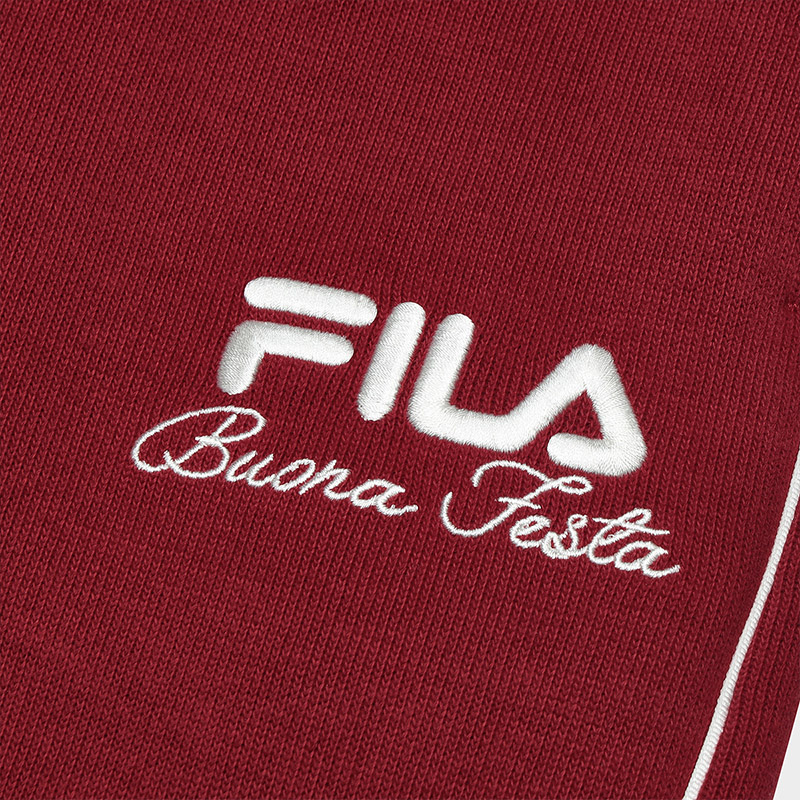 [ CNY Collection ] FILA CORE WHITE LINE ORIGINALE Women's Knit Pants in Pink