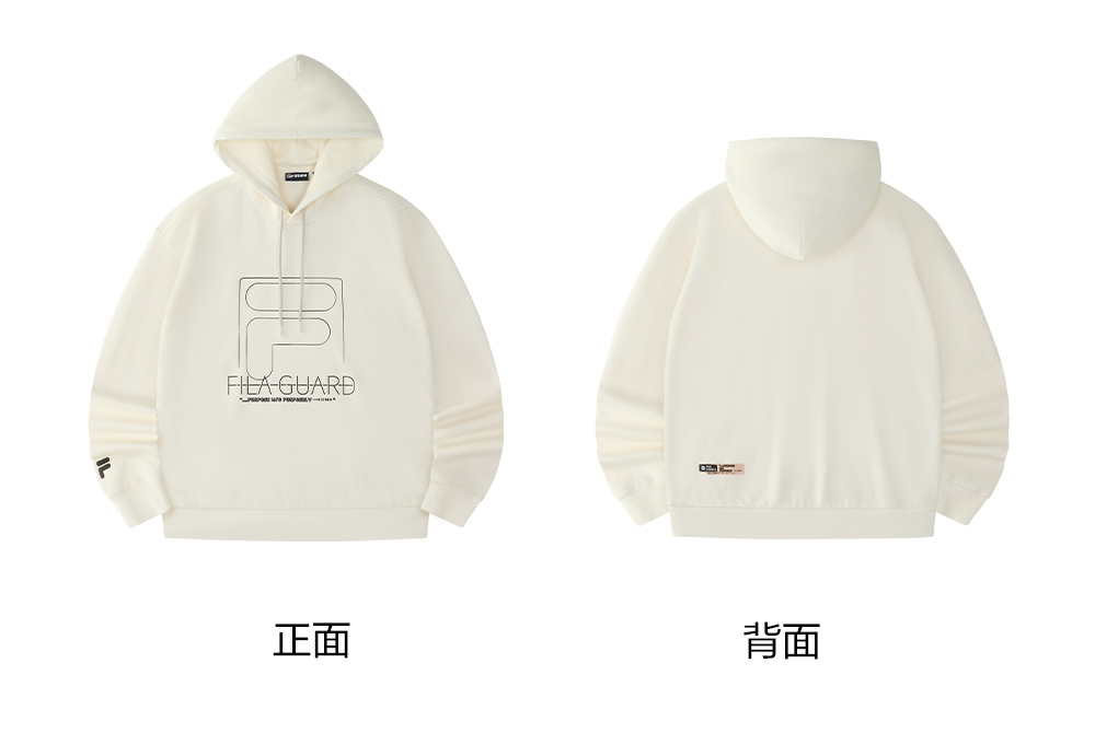FILA FUSION INLINE URBAN TECH FUTURE TECH STREET Men Hoodie (White)