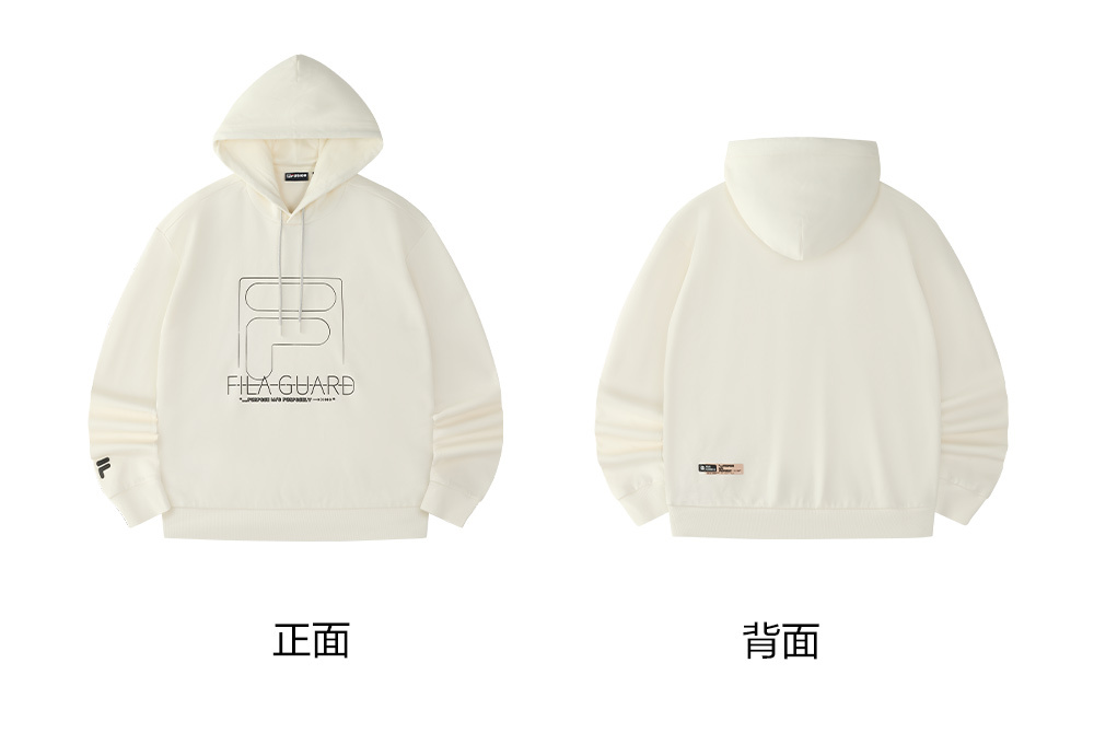 FILA FUSION INLINE URBAN TECH FUTURE TECH STREET Men Hoodie (White)