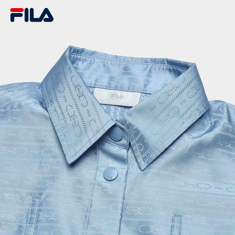 FILA CORE x MILANO Women Long Sleeve Shirt in Blue