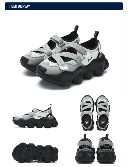 [RESTOCK] FILA CORE FRAGOLA FASHION MODERNO Women Sandal Shoes Beach Outdoor (Black/White-Blue/ Cream-Brown)