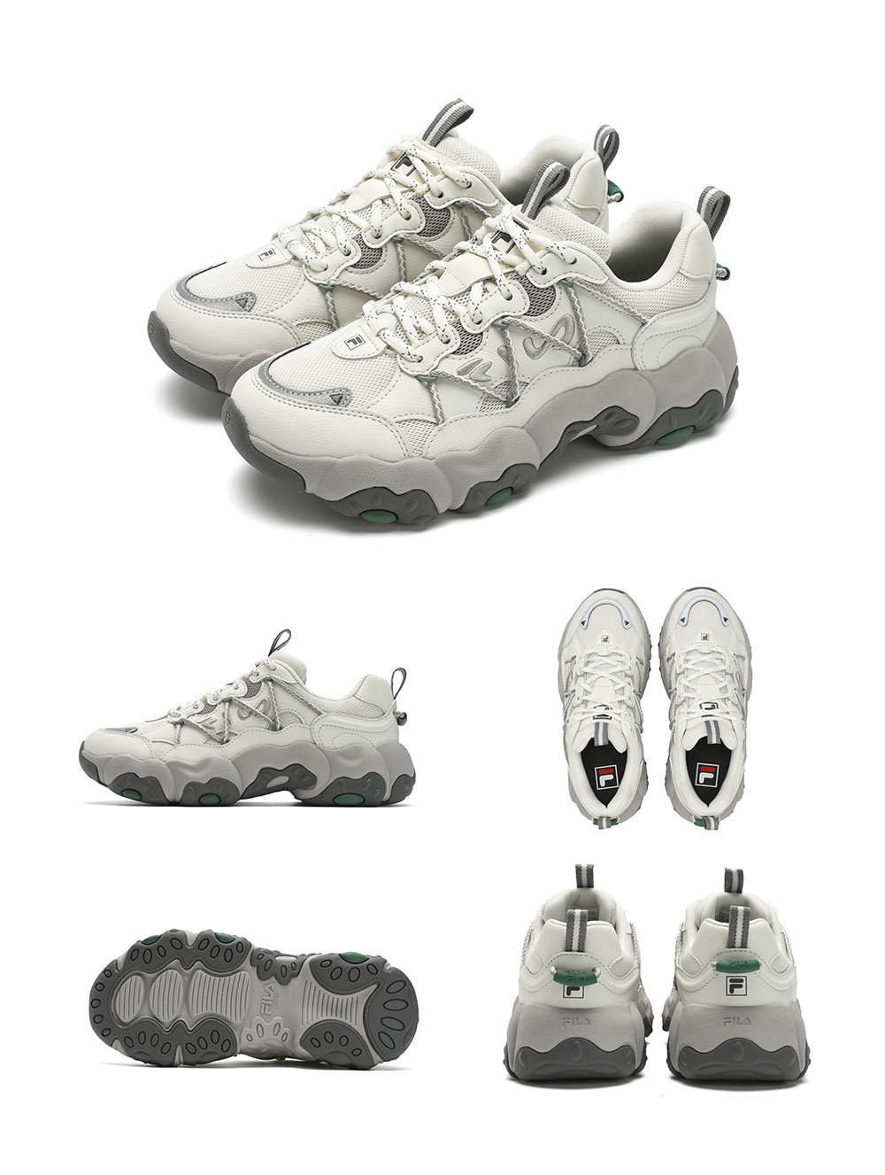 FILA CORE FASHION FLUID 6 Women Sneakers (Black / Grey / White)