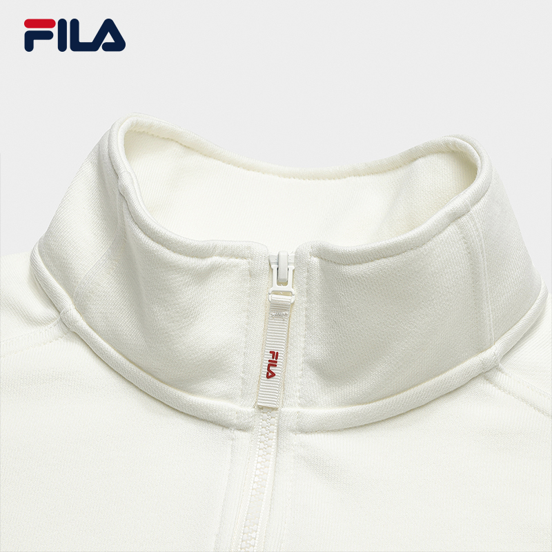 FILA CORE LIFESTYLE FILA ORIGINALE Women Long Sleeve Top (Ash/white)