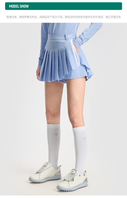 FILA CORE ATHLETICS GOLF (DP WORLD TOUR) Women Skirt (Light Blue)