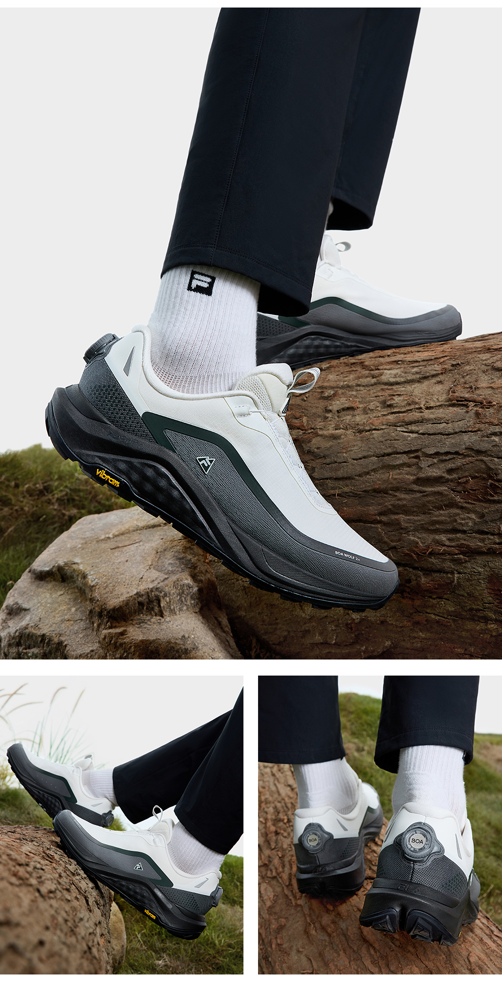 FILA CORE ATHLETICS BOA WOLF 2+ Men Sneakers (Black / White)