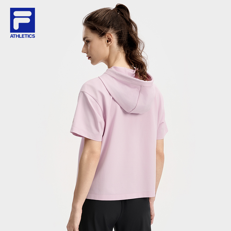 FILA CORE ATHLETICS FILA-FIT WOMEN Women Short Sleeve T-shirt (Black / Violet)