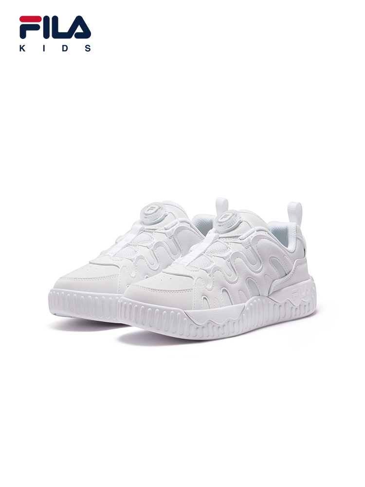 FILA KIDS HERITAGE GELATO Boys Running Shoes Sneakers White School Shoes