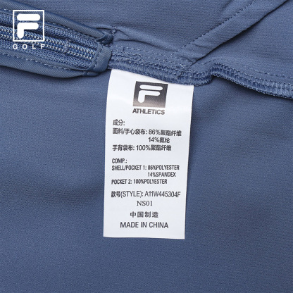 FILA CORE ATHLETICS GOLF DP WORLD TOUR MONOGRAM STRIPE Women Skorts (Blue)