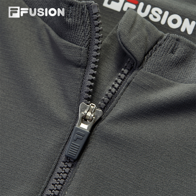 FILA FUSION URBAN TECH Women Short Sleeve T-shirt (Grey/White)