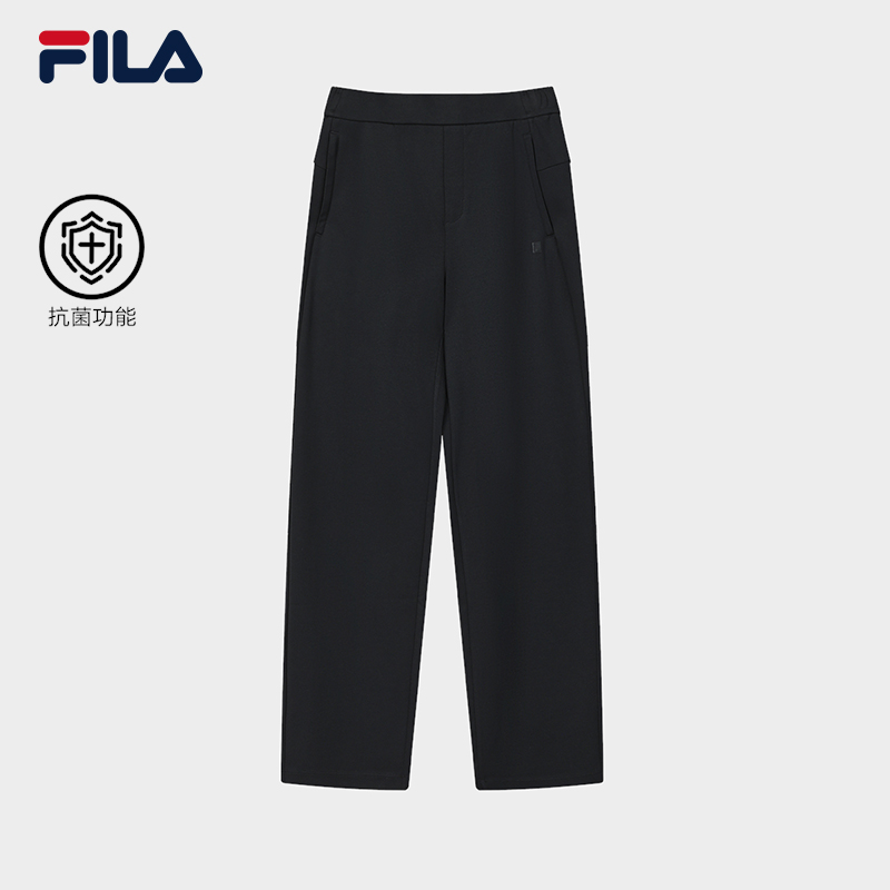 FILA CORE Women WHITE Knitted Pants NAVY