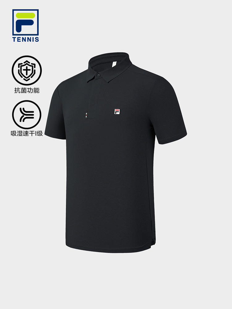 FILA MEN'S TENNIS Knitted Short Sleeve Polo Shirt