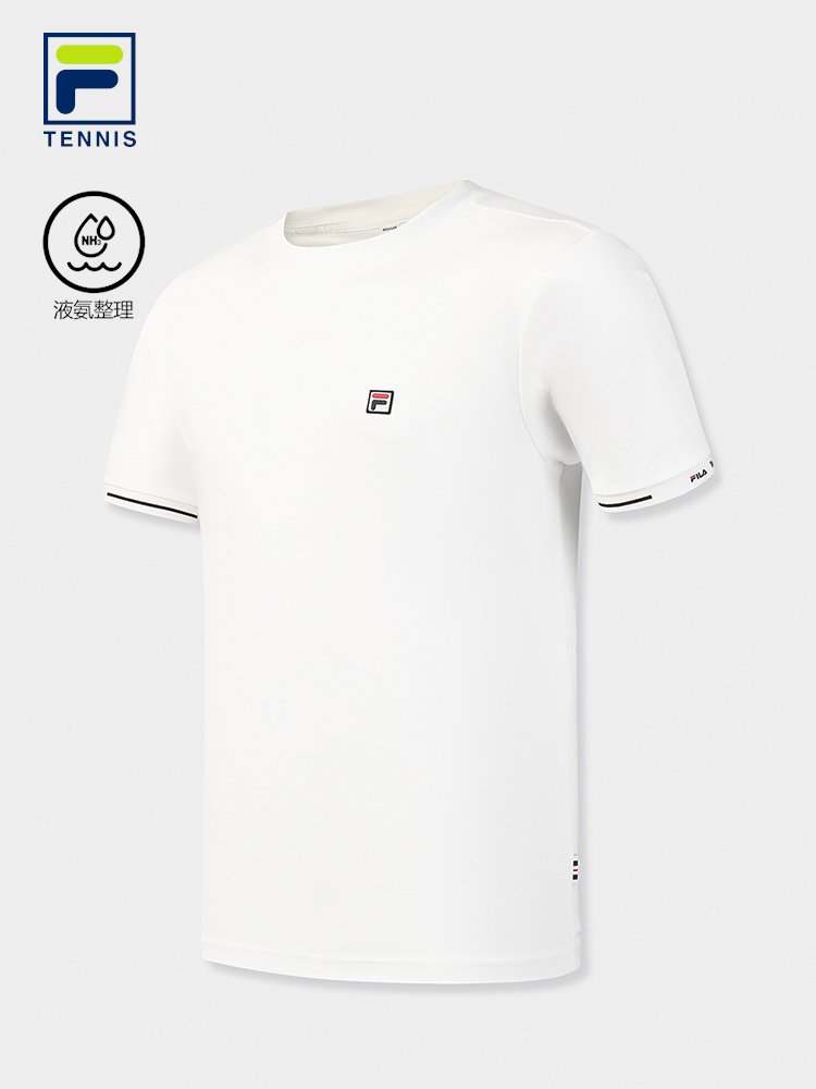 FILA MEN'S TENNIS Knitted Short Sleeve Top