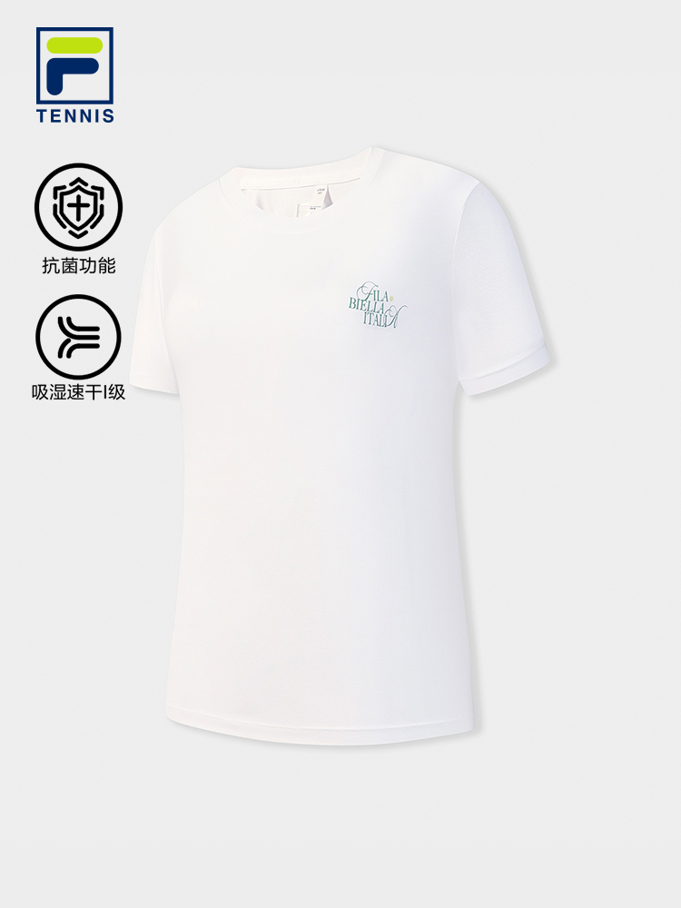 FILA WOMEN'S TENNIS Knitted Short Sleeve Top