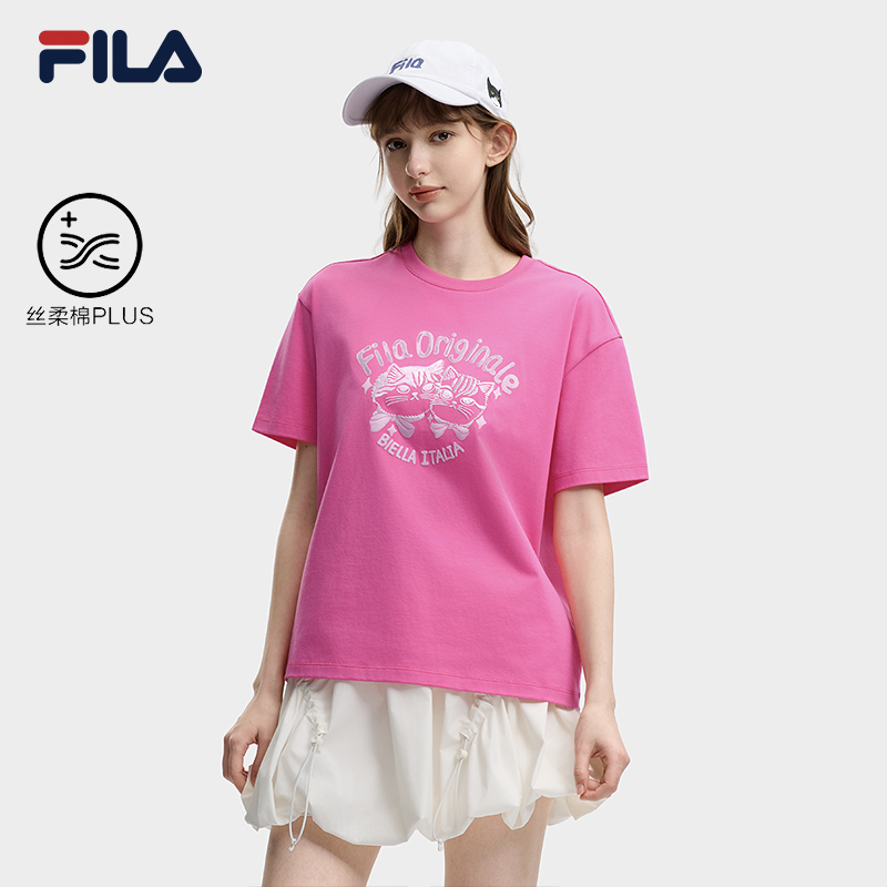 FILA WOMEN'S ORIGINALE Knitted Short Sleeve Top