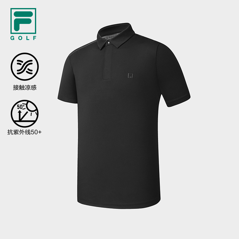 FILA MEN'S GOLF Knitted Short Sleeve Polo Shirt