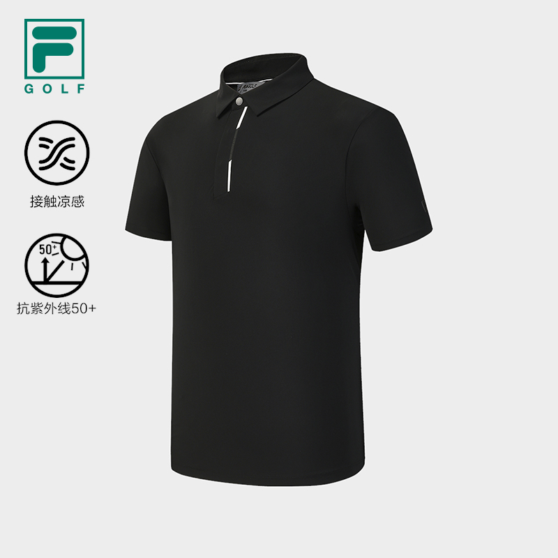 FILA MEN'S GOLF Knitted Short Sleeve Polo Shirt