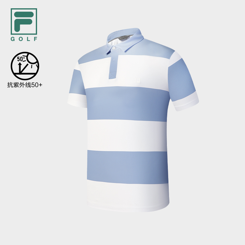 FILA MEN'S GOLF Knitted Short Sleeve Polo Shirt