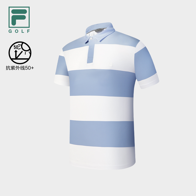 FILA MEN'S GOLF Knitted Short Sleeve Polo Shirt
