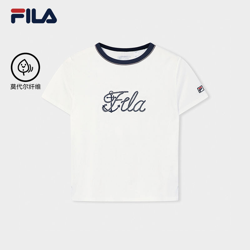 FILA WOMEN'S HERITAGE Knitted Short Sleeve Top | FILA Official Online
