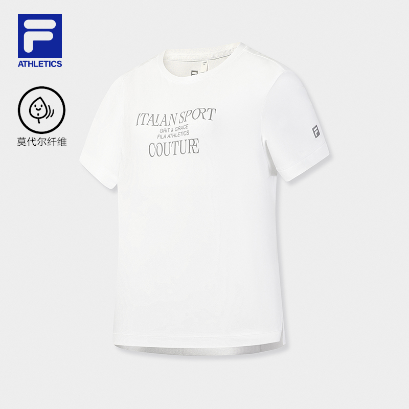 FILA WOMEN'S FITNESS Knitted Short Sleeve Top