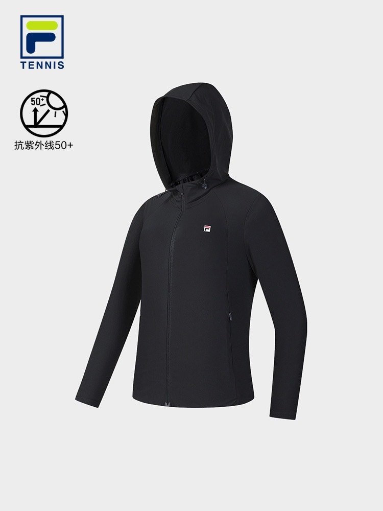 FILA WOMEN'S TENNIS Knitted Hooded Jacket