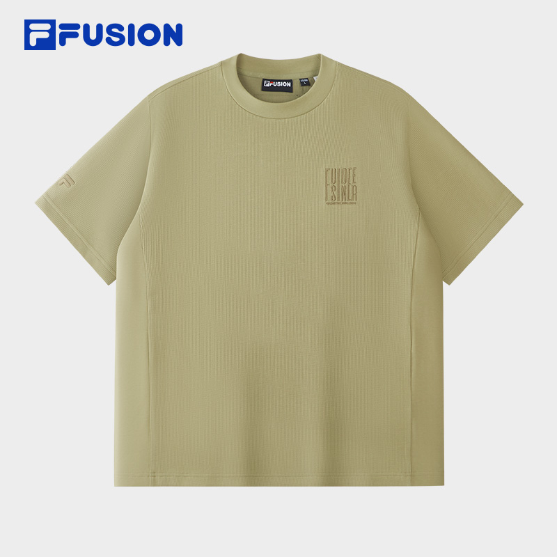 FILA MEN'S FUSIONEER Knitted Short Sleeve Top