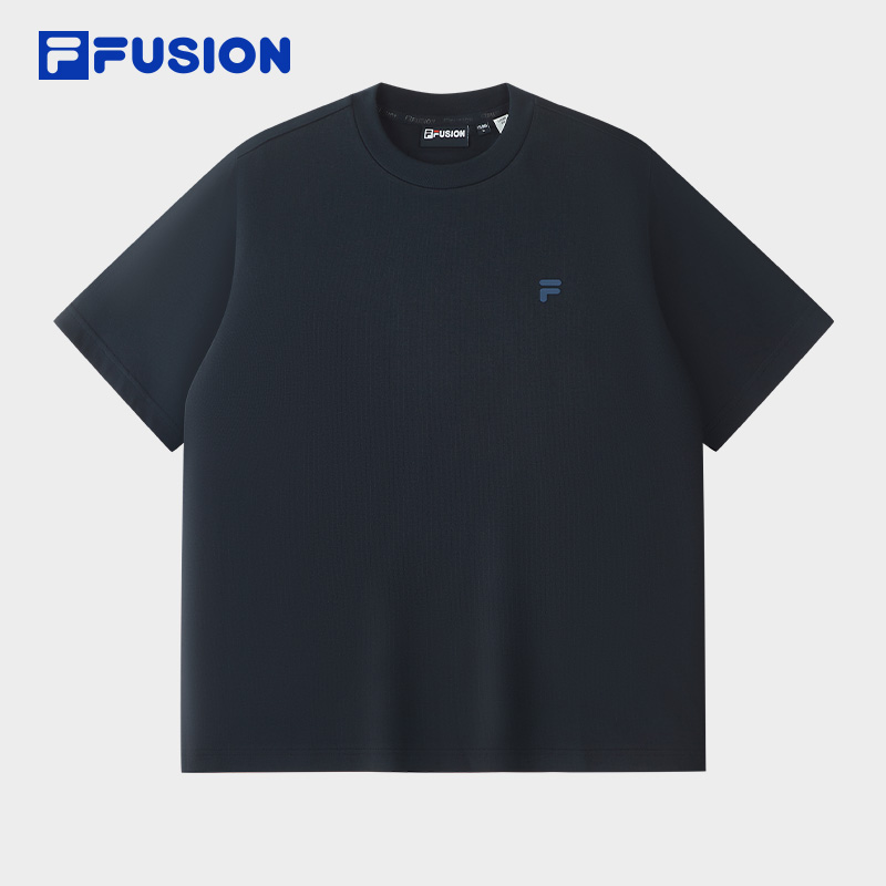 FILA MEN'S FUSIONEER Knitted Short Sleeve Top