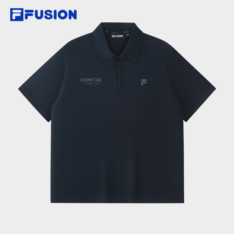 FILA MEN'S FUSIONEER Knitted Short Sleeve Polo Shirt | FILA Official Online