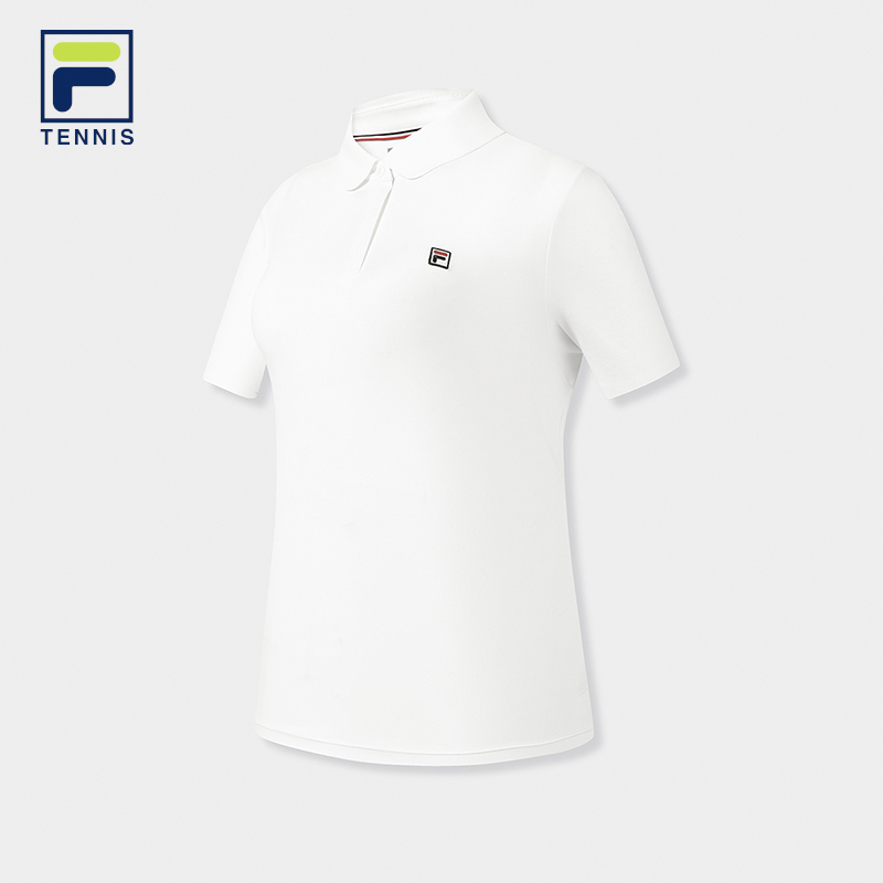 FILA WOMEN'S TENNIS Knitted Short Sleeve Polo Shirt