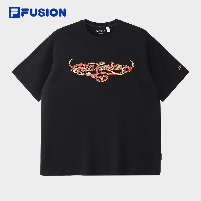 FILA FUSION SPECIAL PLANNING Knitted Short Sleeve Top