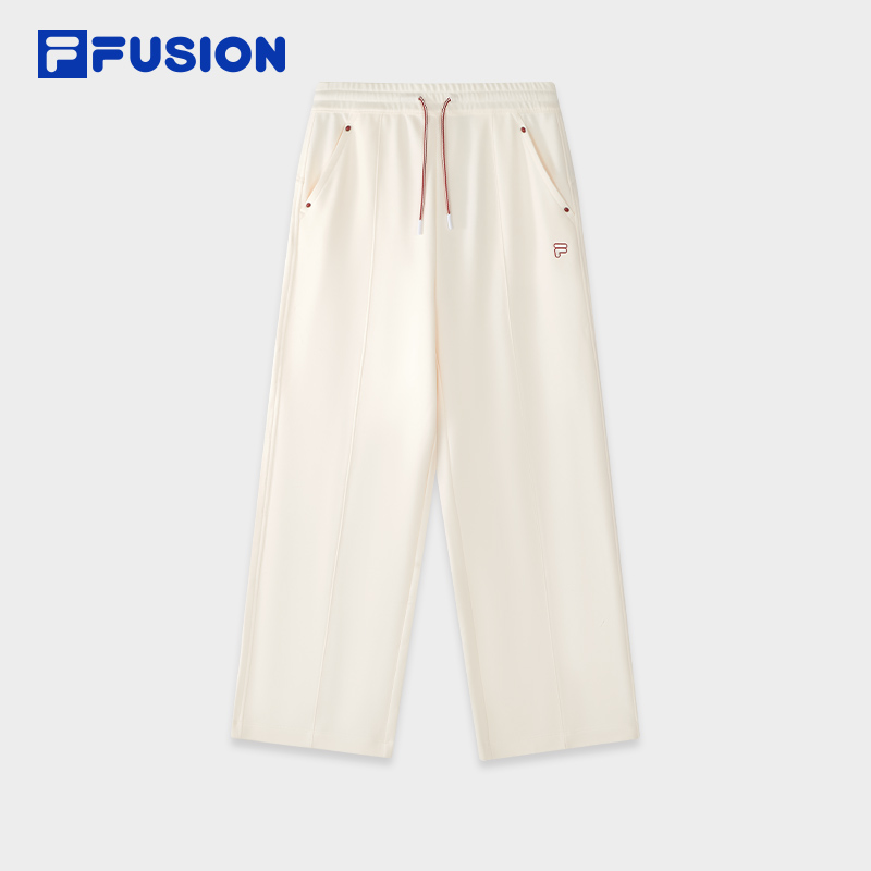 FILA FUSION Women SPECIAL PLANNING Knitted Pants WHITE