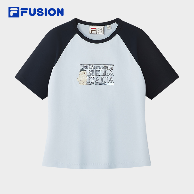 Fila X Moonge Knit T-Shirt | Clothing | Women Casual | FILA SG