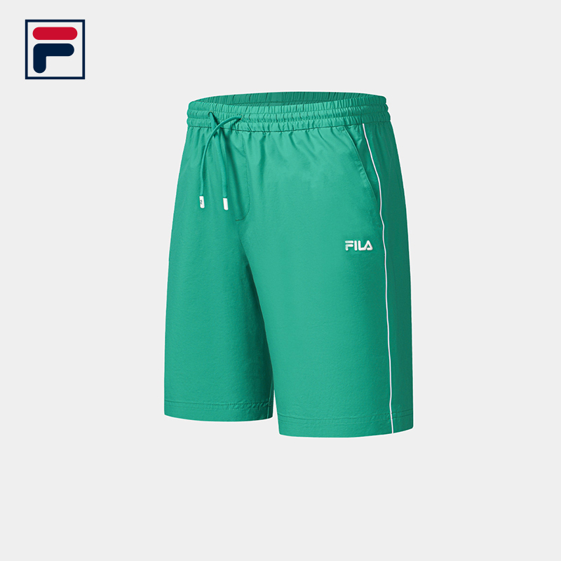 FILA CORE Men's TENNIS COURTOPIA Woven Shorts in Green