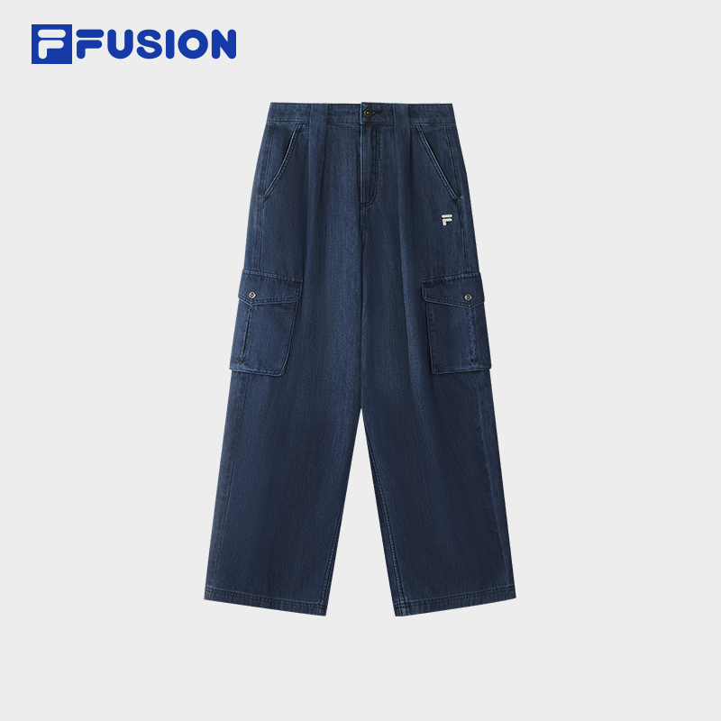FILA FUSION Women WORKWEAR Washed Denim Jeans