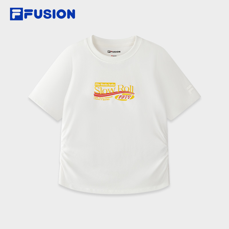 FILA FUSION Women WORKWEAR Knit Short Sleeve Tee