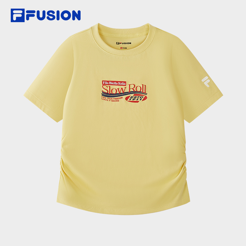 FILA FUSION Women WORKWEAR Knit Short Sleeve Tee