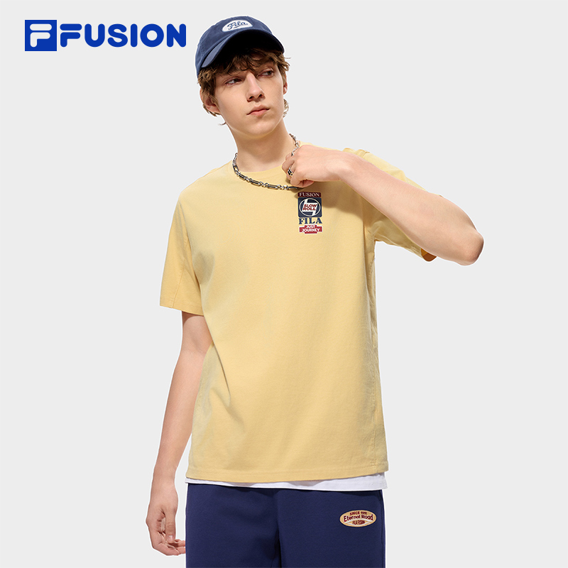 FILA FUSION Men WORKWEAR Knit Short Sleeve Tee