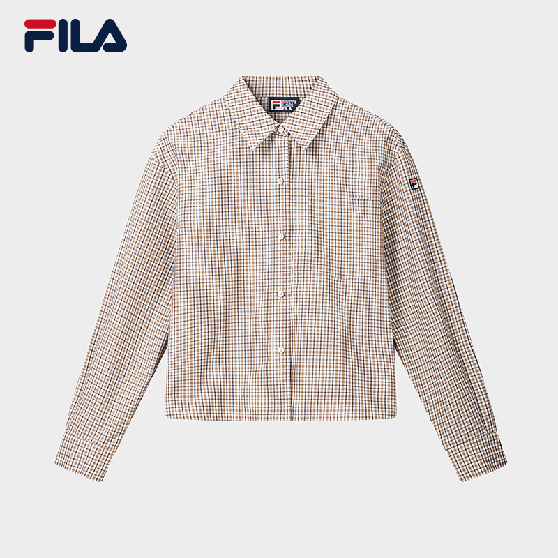 FILA CORE Women HERITAGE Woven Long Sleeve Shirt