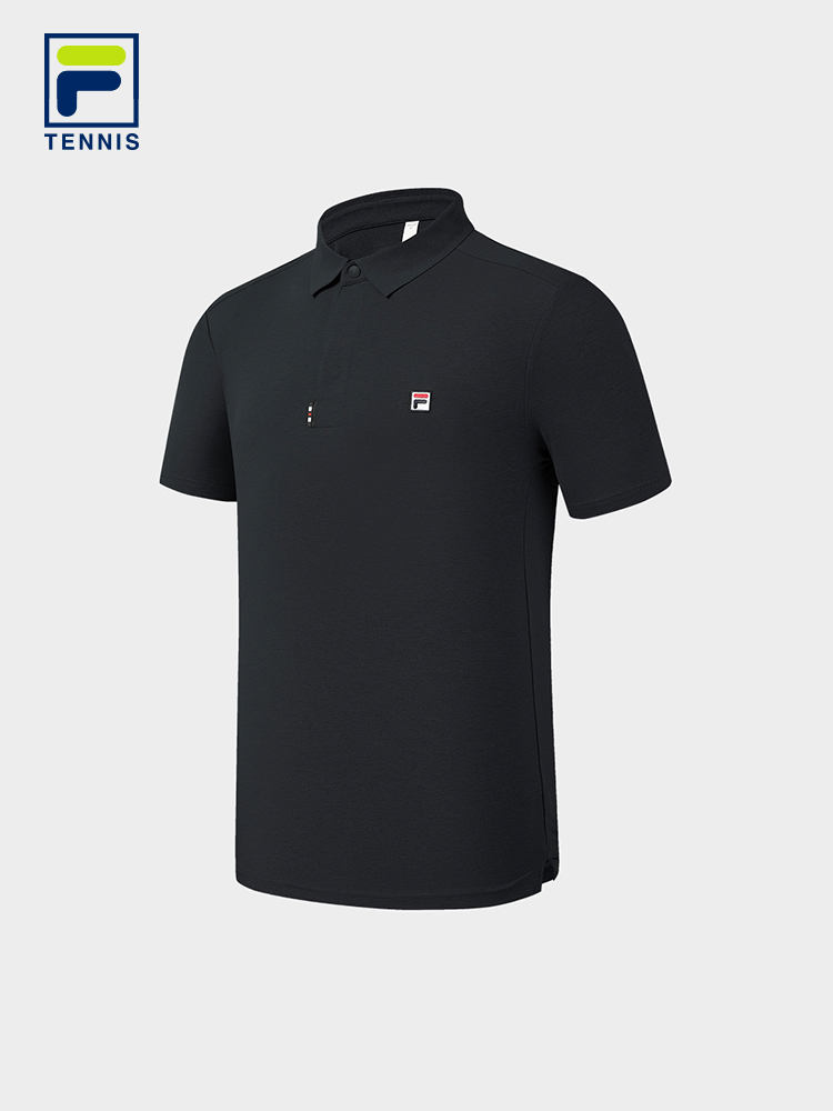 FILA MEN'S TENNIS Knitted Short Sleeve Polo Shirt