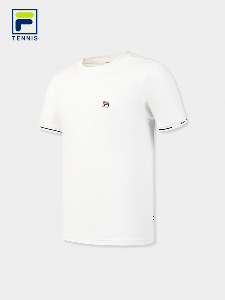 FILA MEN'S TENNIS Knitted Short Sleeve Top