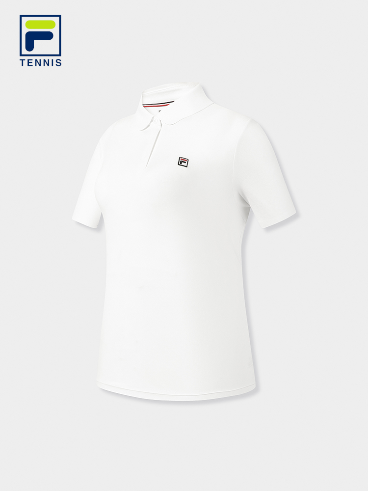 FILA WOMEN'S TENNIS Knitted Short Sleeve Polo Shirt
