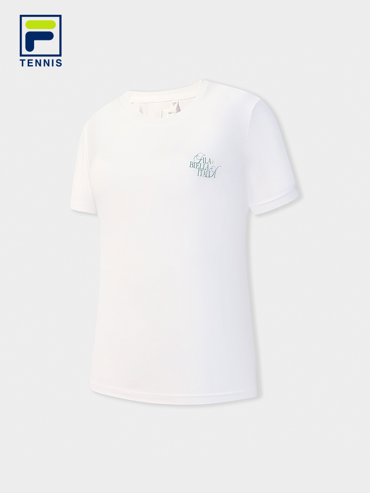 FILA WOMEN'S TENNIS Knitted Short Sleeve Top