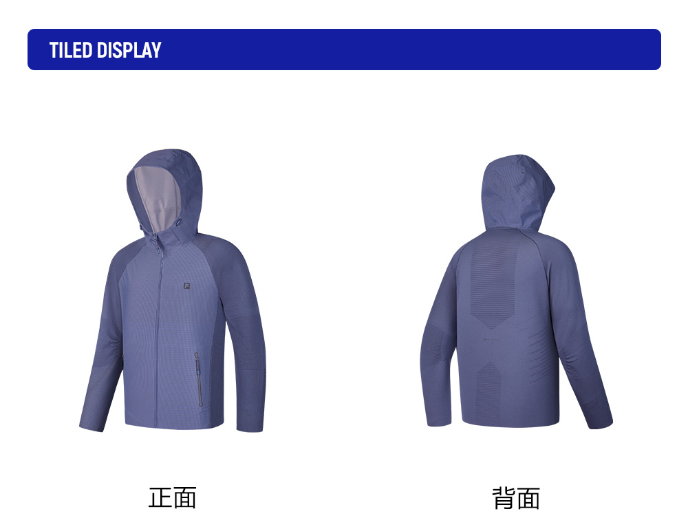FILA CORE ATHLETICS FITNESS Men Men's Jacket (Blue)