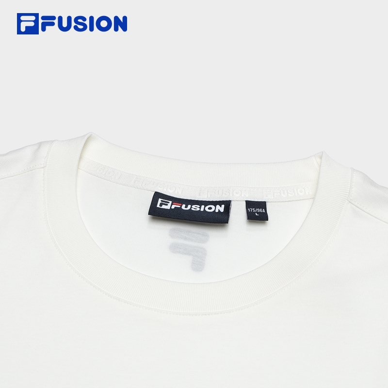 FILA FUSION BASKETBALL INLINE UNIFORM Men's Short Sleeve T-shirt (Black / White / Khaki - Cotton)