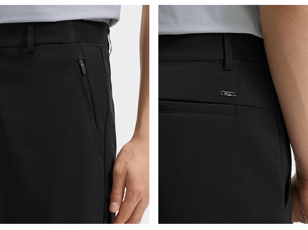 FILA CORE LIFESTYLE BLUE Men Woven Shorts (Black)