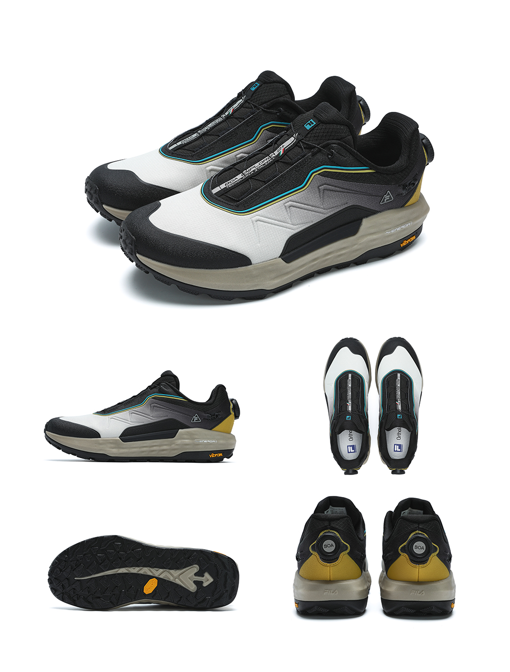 FILA CORE ATHLETICS BOA EXPLORER 2+ Men Sneakers (Black / Light Green)