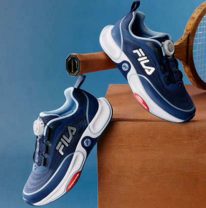(EU33 - 39) FILA KIDS PERFORMANCE NEON 4 Boys/Girls BOA Sneakers Running Shoes